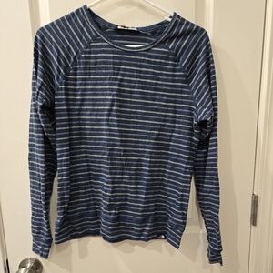 Blue Striped Women's Top